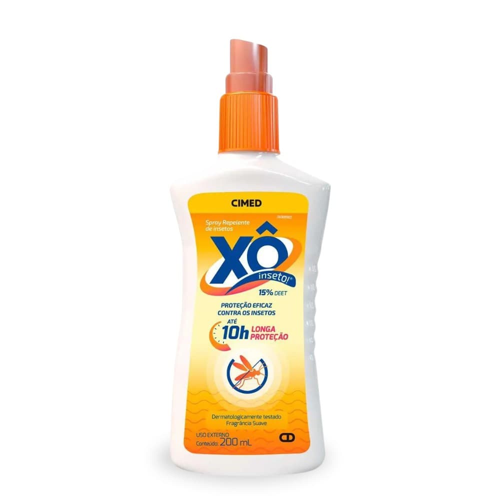 Repelente Xô Inseto Mosquito Spray Loção 200ml Cimed 9 Horas De Proteção Prevenção Dengue Aloe Vera