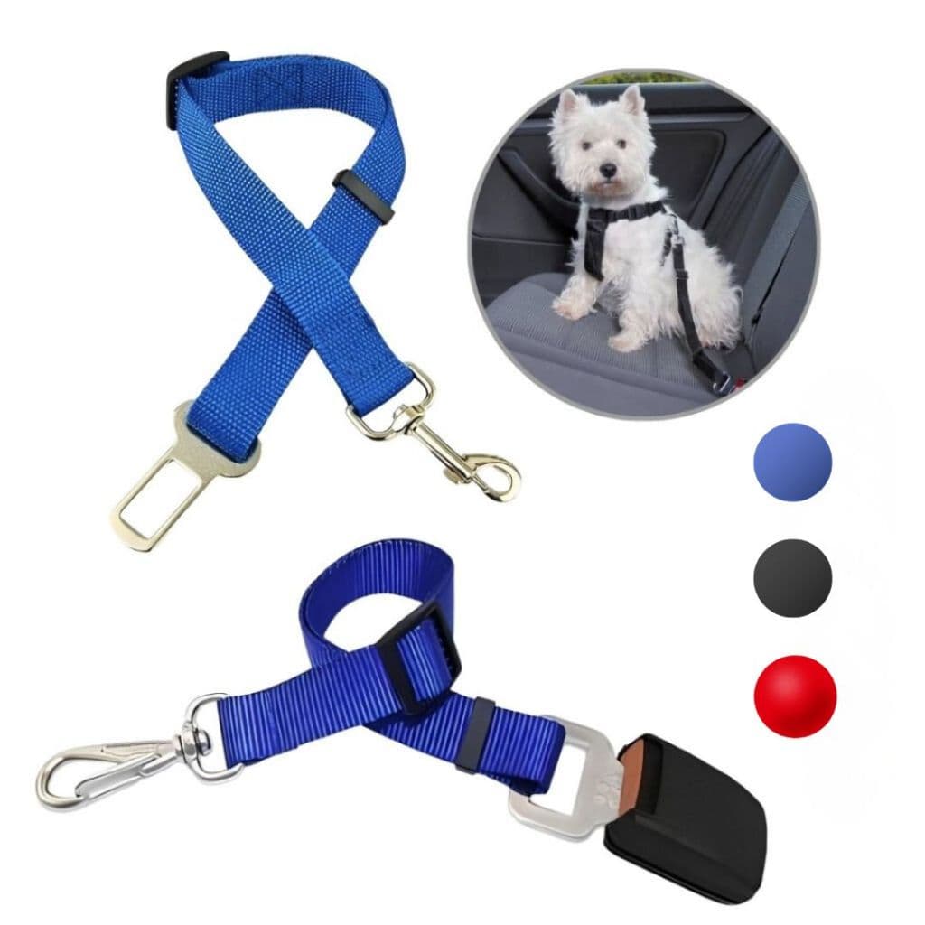 Cinto De Segurança Pet Para Carro Cachorro Ajustável Engate Universal Resistente