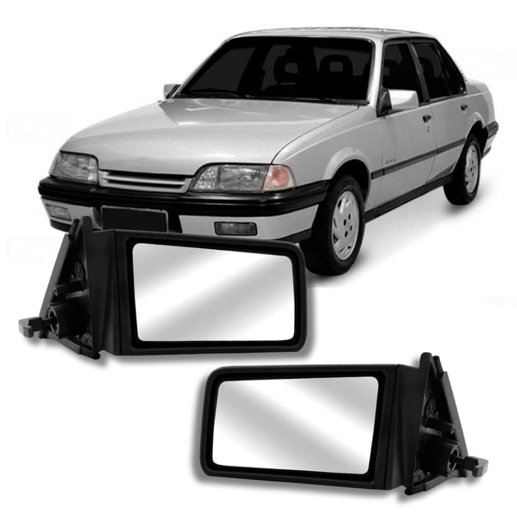 Retrovisor Monza Tubarão 91 92 93 Com Controle Interno