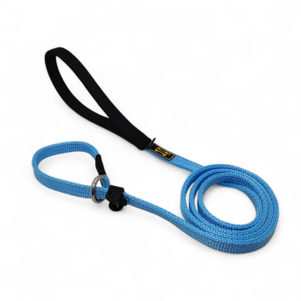Guia Unificada Amorosso Reforçada Passeio Cachorro Pet Varias Cores Tamanhos Azul Claro