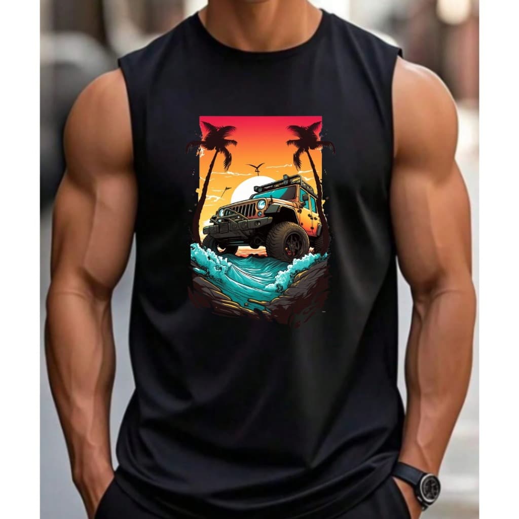 Regata Masculina Manga Curta Verão Regata 100% Algodão Gola Redonda Básica