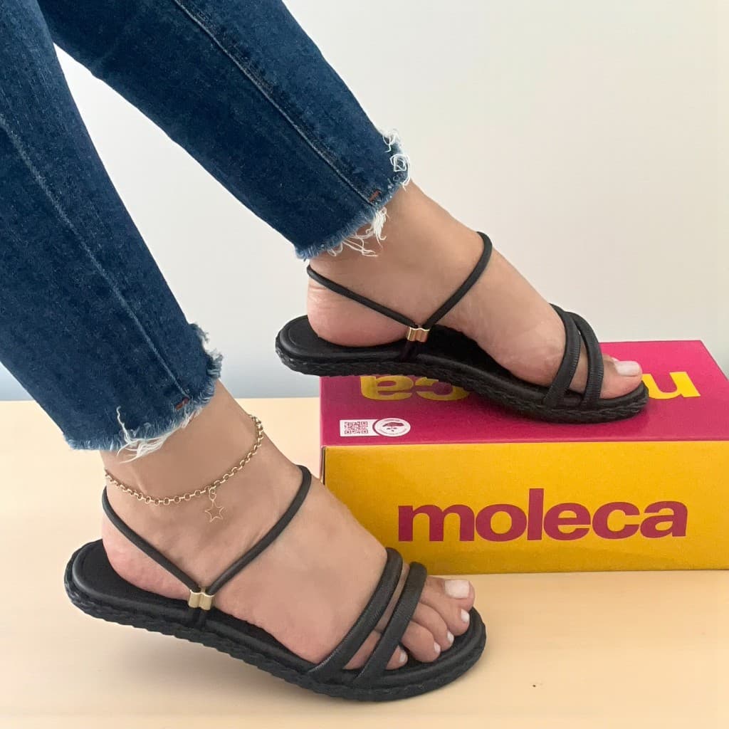 Rasteira Moleca Duas Tiras