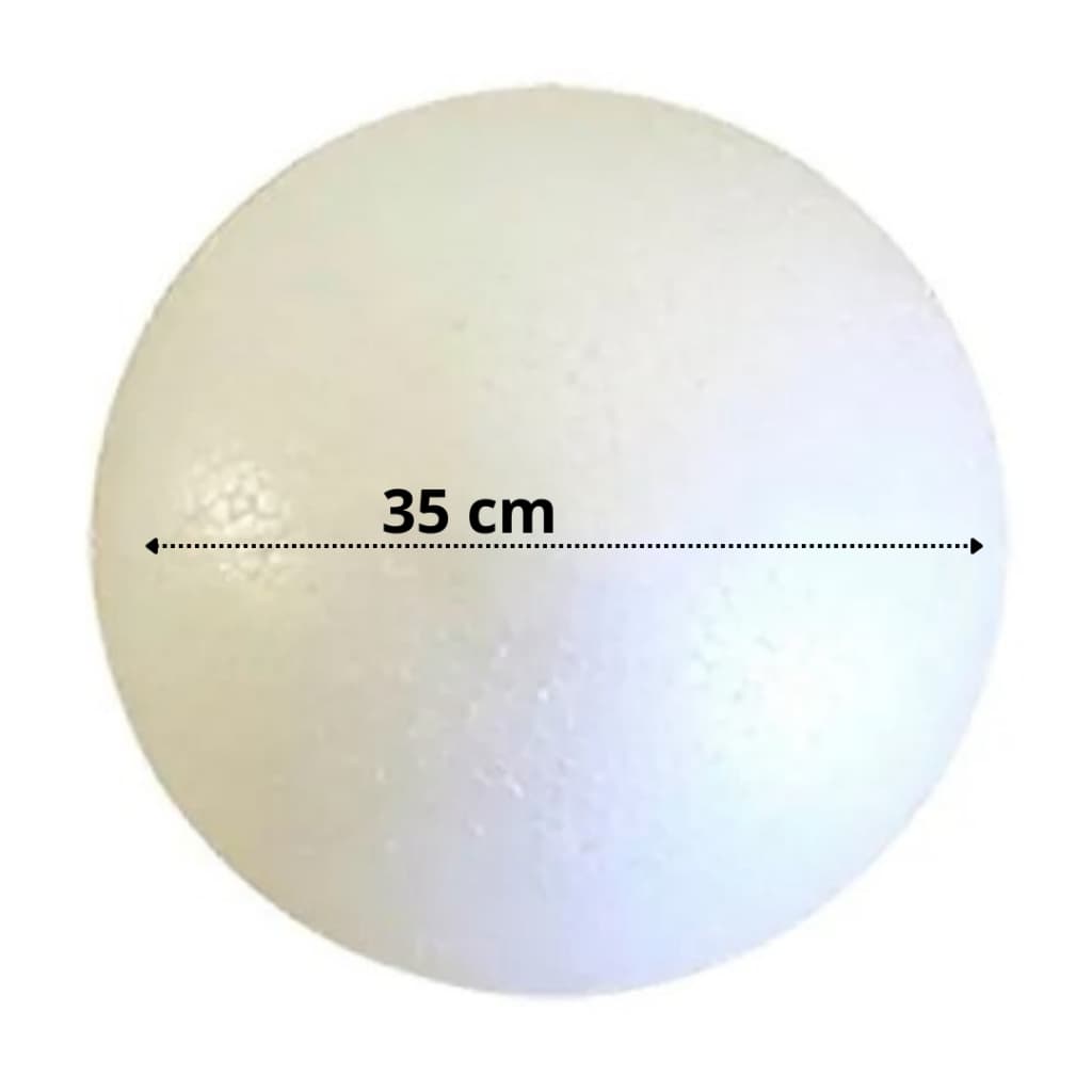Bola de Isopor Grande 350mm Sistema Solar Artesanato Decoração Styroform