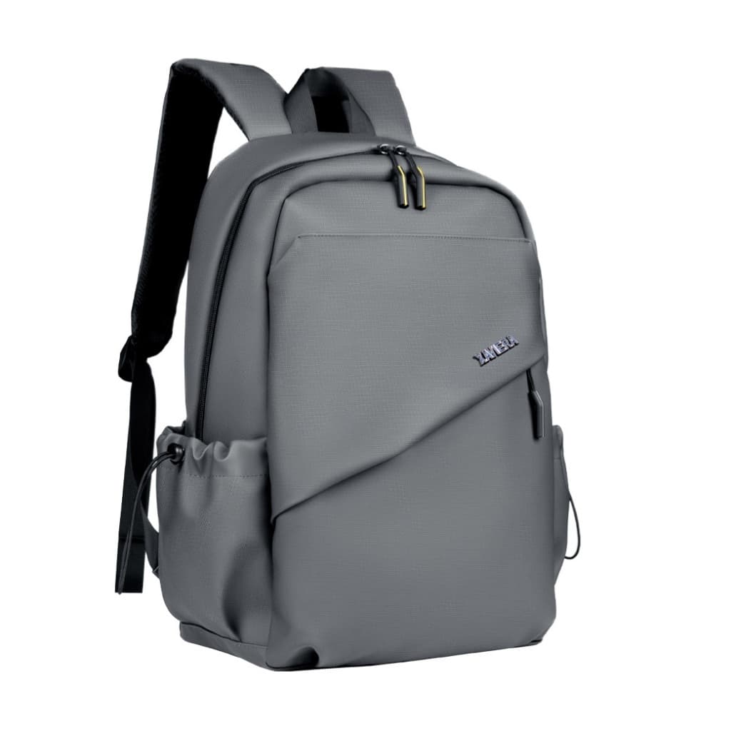 Mochila Masculina Urban Premium – Couro Sintético Impermeável, Design Moderno e Elegante para a Volta às Aulas
