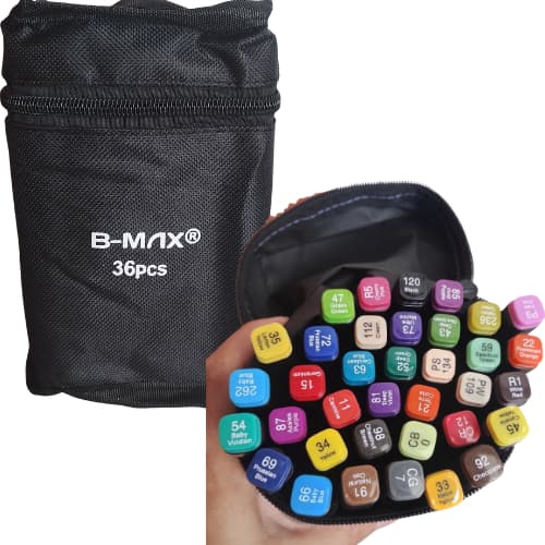 Kit 36 Cores Canetinhas ponta dupla touch