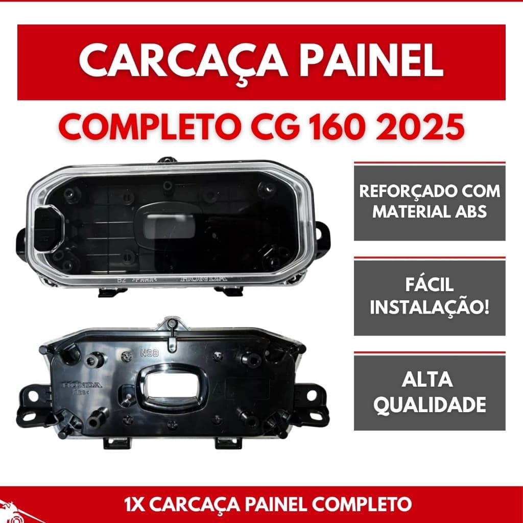 Carcaça Painel Completa Original Superior Inferior Cg Titan Fan 160 2025 Kit
