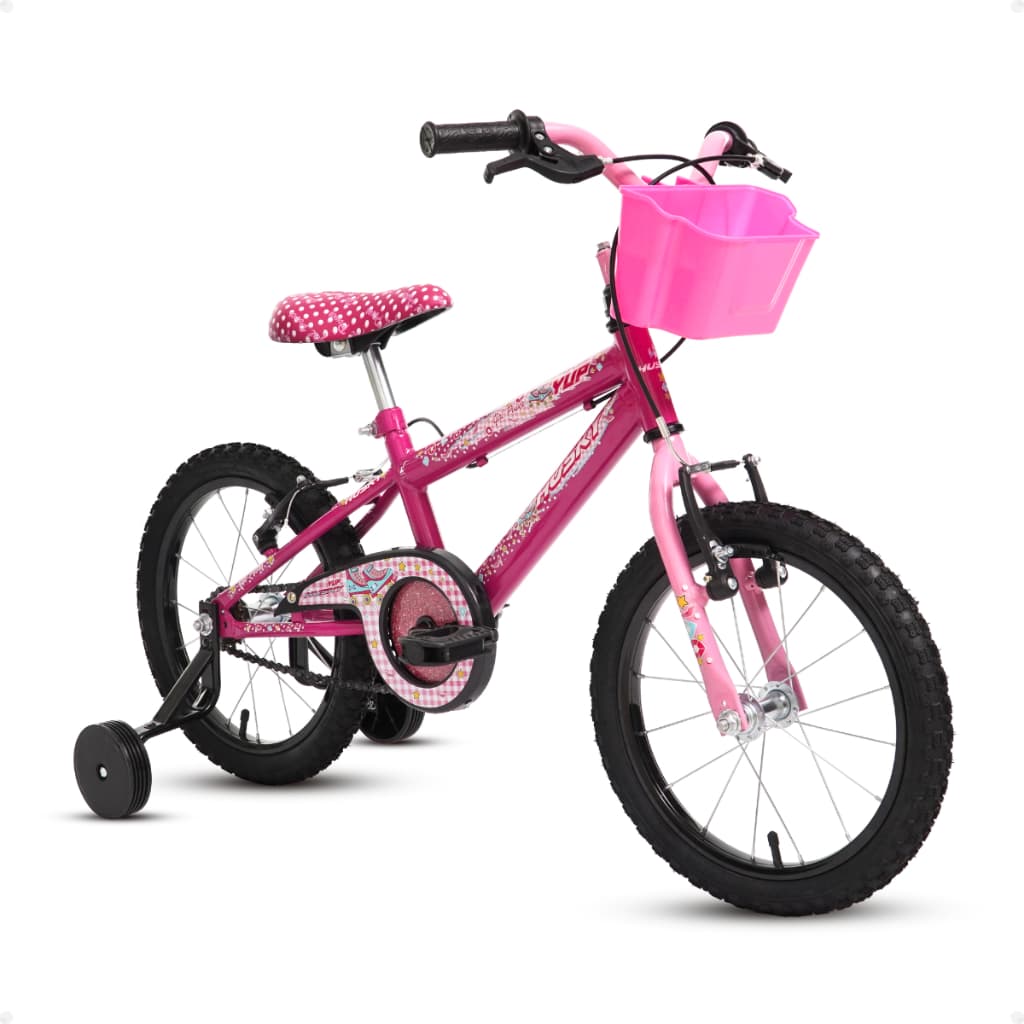 Bicicleta Infantil Feminina Aro 16 Barbie Rosa Menina Alumínio Husky