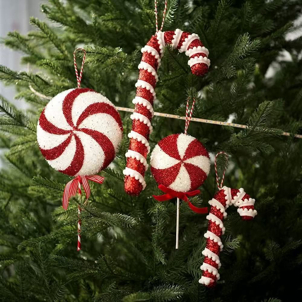Enfeite natalino CANDY BENGALA/CANDY BONECO