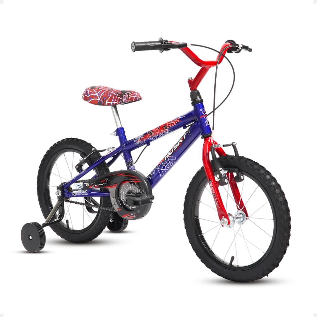 Bicicleta Infantil Masculina Aro 16 Super Herói Menino Husky Bike Modelo Yup com Rodinha