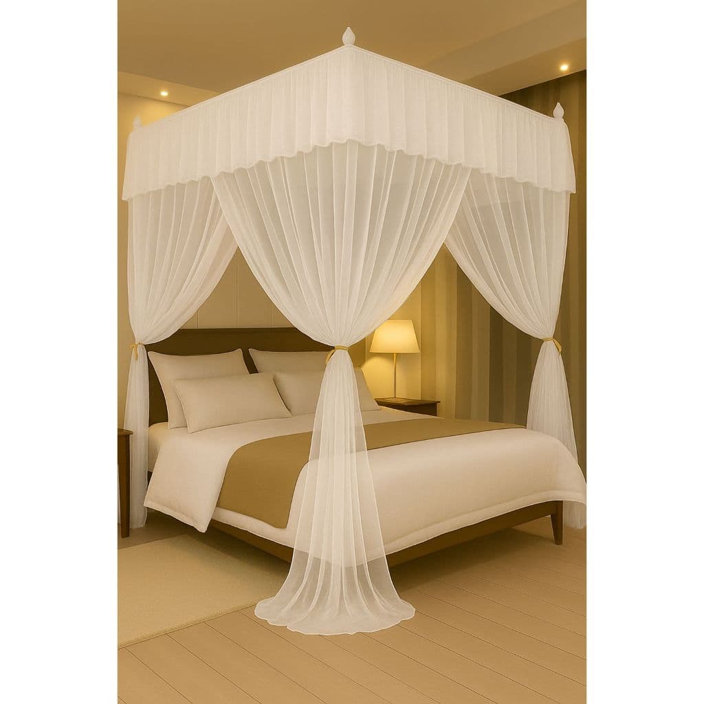 Mosquiteiro Palácio Cortinado Casal Queen COM Armação De Ferro *Oferta Limitada