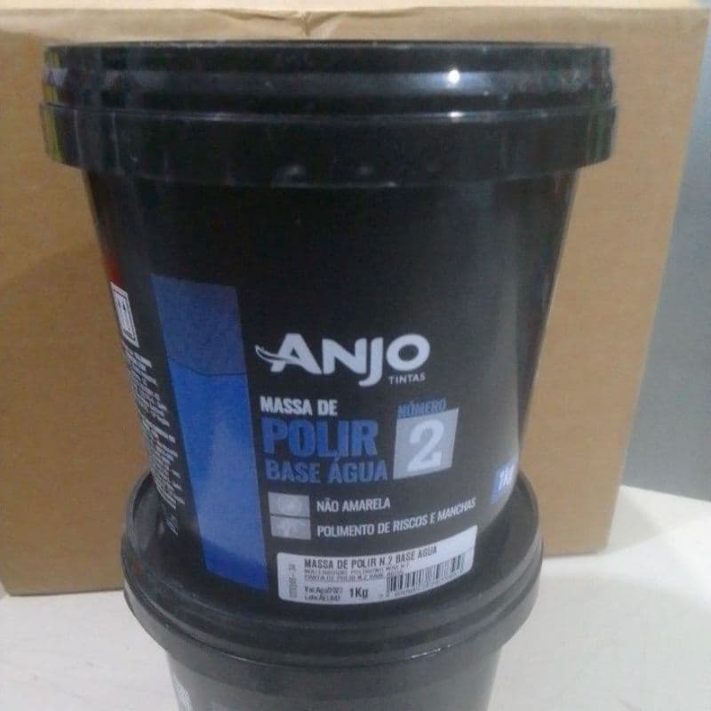 Massa de polir base água número 2 1 kg