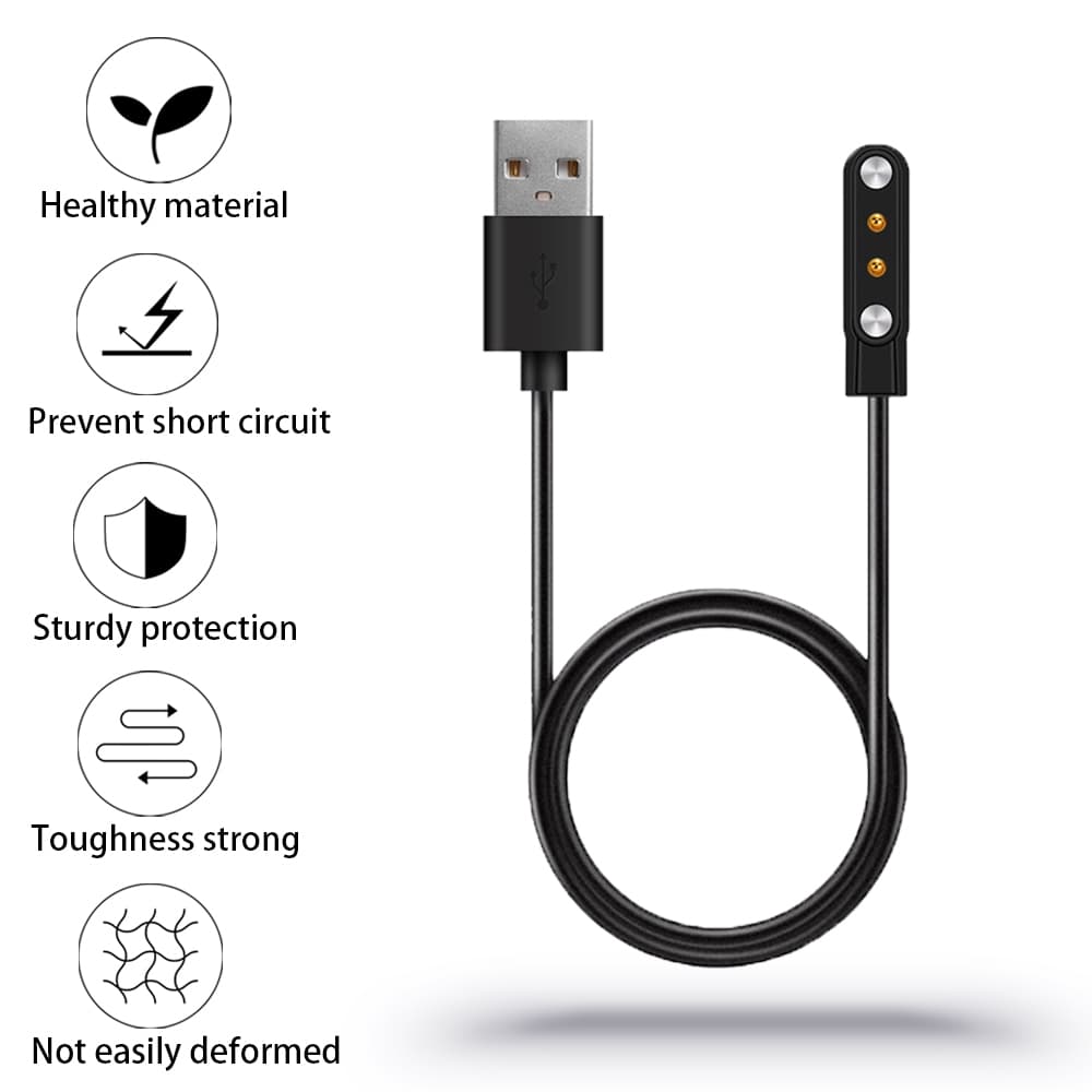 Carregador Usb Magnético Compatível Com Smartwatch X-WATCH XSWUQP1001A