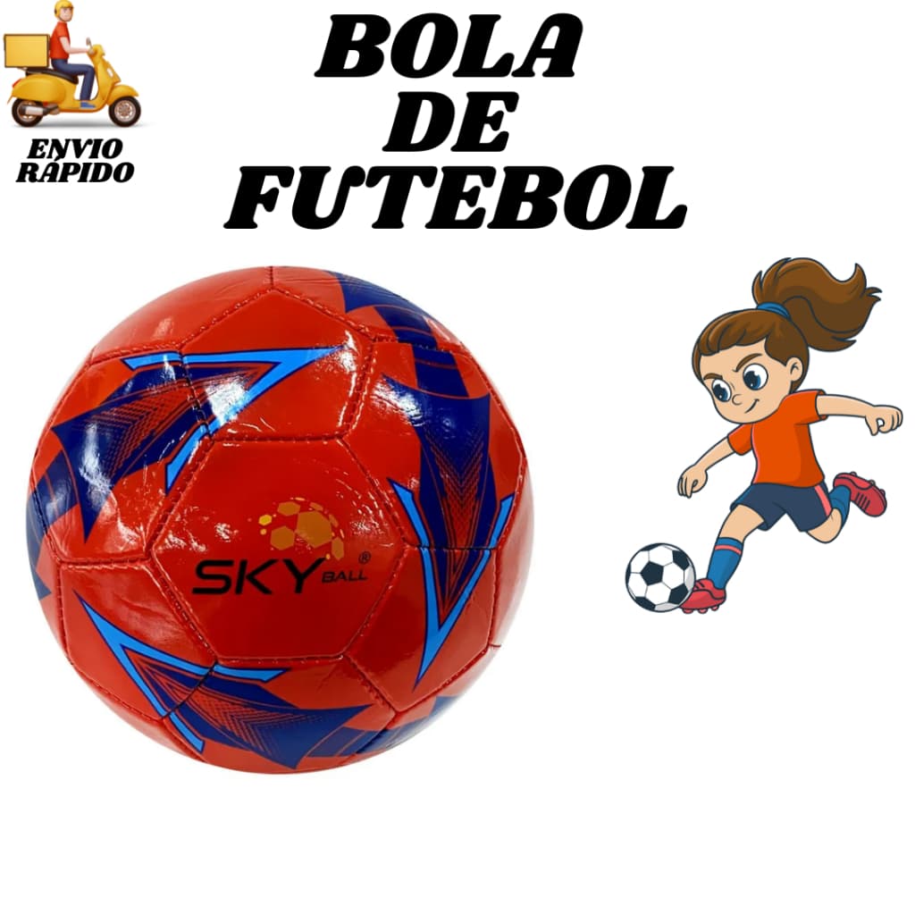 Bola De Futebol Adulto E Infantil - Leve E Resistente - Ideal Para Campo Praia Rua