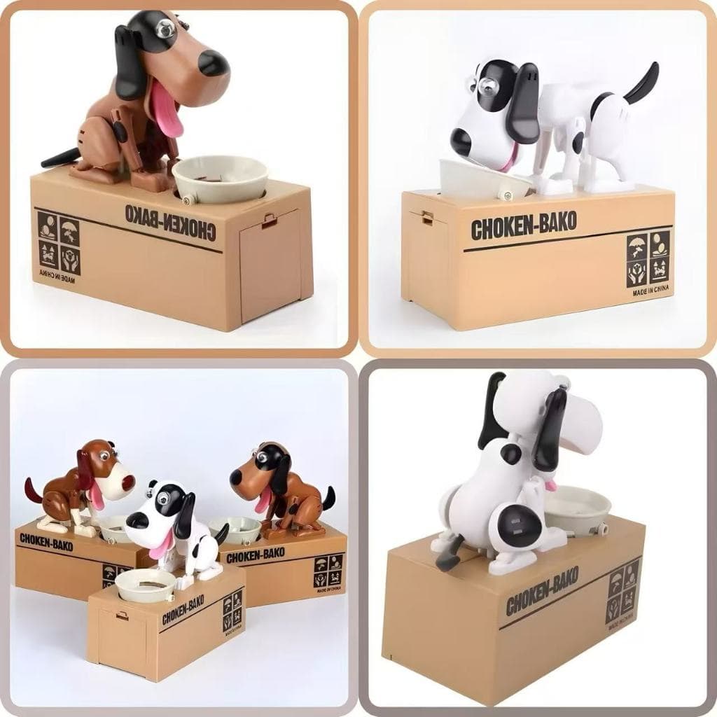 Cofrinho Cofre De Cachorrinho Que Come Moedas Decoração Lindo