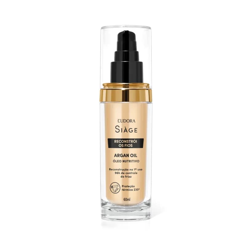 Argan Oil Siàge Reconstrói os Fios 60ml - LANÇAMENTO