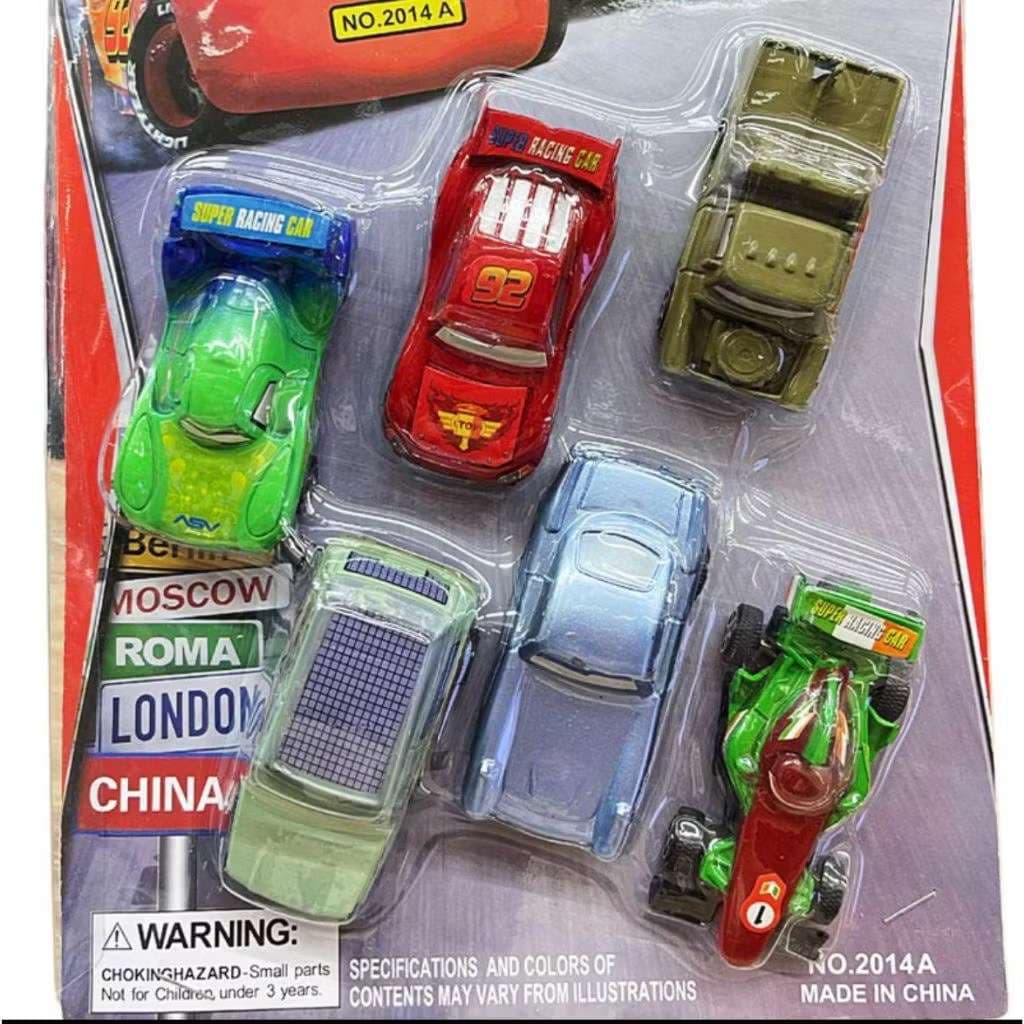 Kit1/Kit6/Kit12 Últimos conjuntos de carros de corrida de brinquedo
