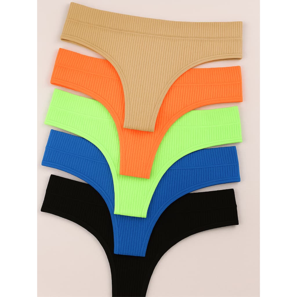 Kit 8 Calcinha Funcional Tecnológica para Academia Fitness Yoga Pilates Tecido UV absrove suor