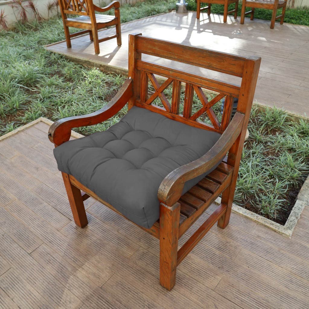 Almofada Assento Cadeira Futon Grande 60x60 Decoração Sofá Confortável Cores Diversas Taiwan