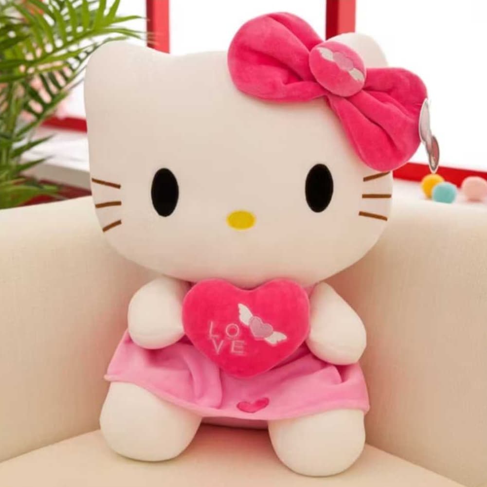🌸 Boneca charmosa  Pelúcia Hello Kitty Amor Decoração e Presente Perfeito ,aniversario*