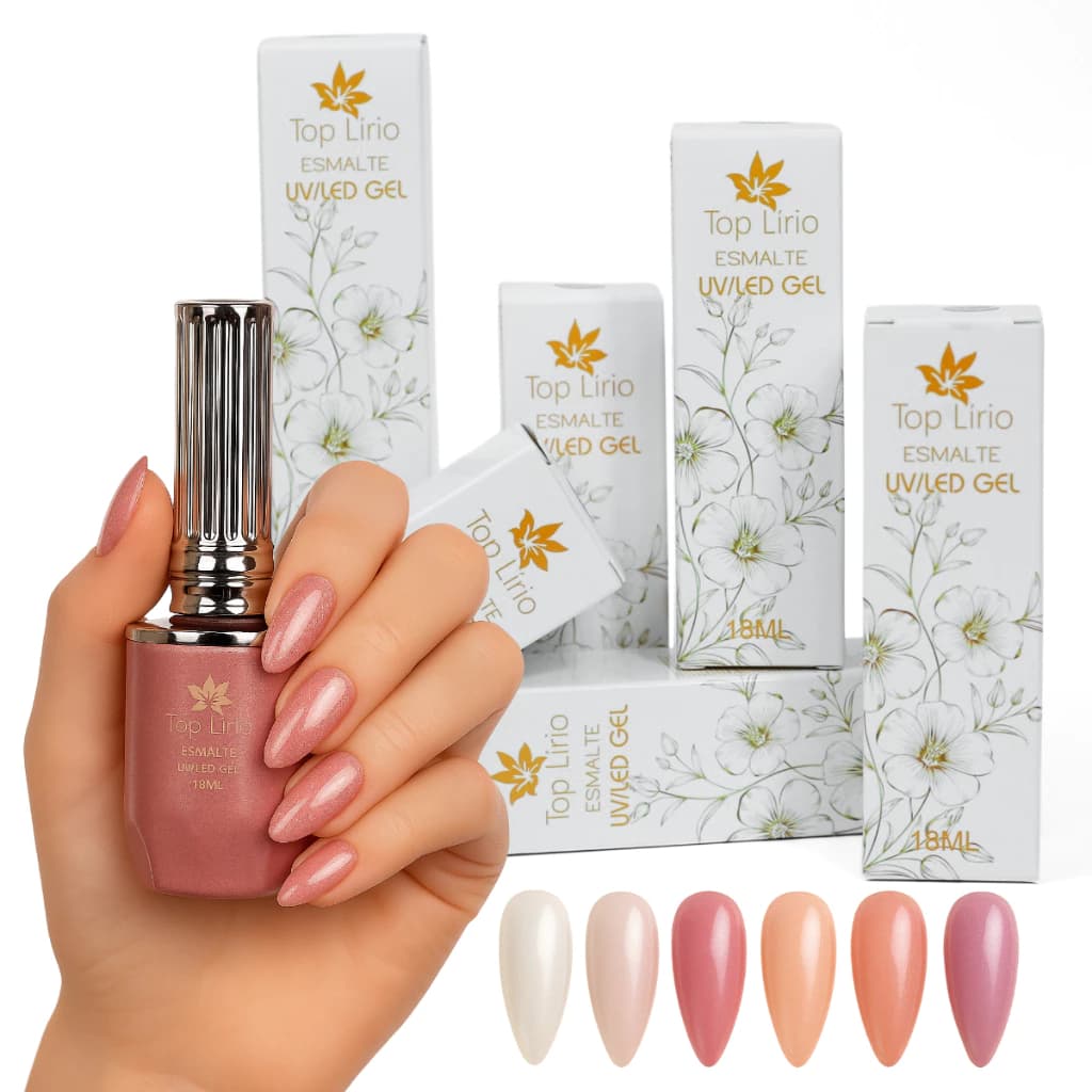 Esmaltes em Gel 18ml Lirio Cintilante Perolado Coleção Classic Color Show-18544