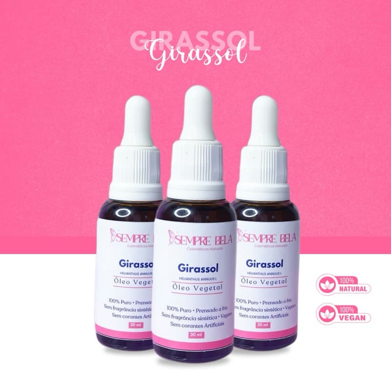 Óleo Vegetal de Girassol | 100% Puro e Natural