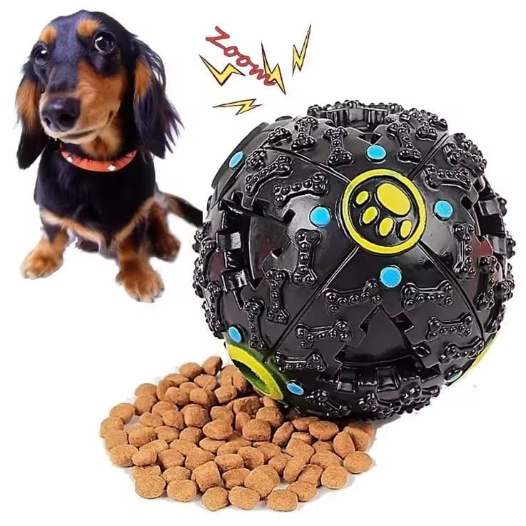 Bola Petiscos Pet Brinquedo Interativo Com Som Para Cão Cachorro