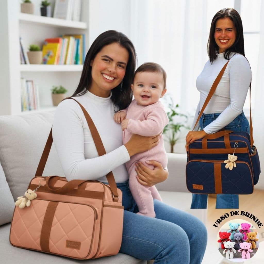 Bolsa Grande Maternidade PARIS Bolsa Saída Maternidade Bebê Menino Menina
