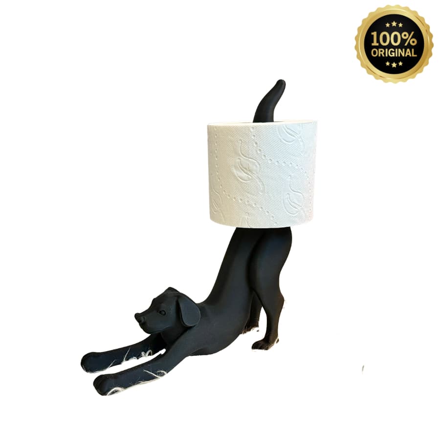 Cachorro suporte de papel higiênico – decorativo e divertido