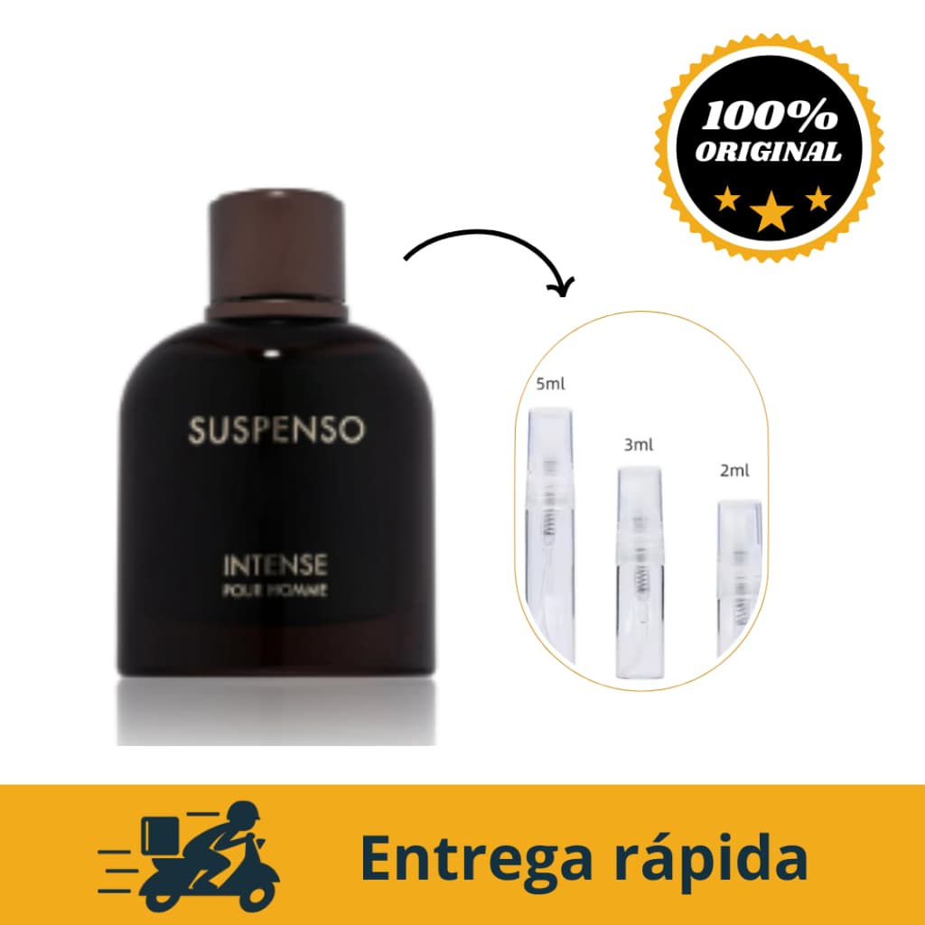 Perfume árabe SUSPENSO, parfum masculino, original de qualidade e alta fixação.