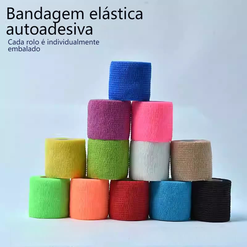 Fita Esportiva Portectiva Envoltório Atlético Auto-Adesivo Protetor De Dedos Musculares Para Basquetebol Fitness