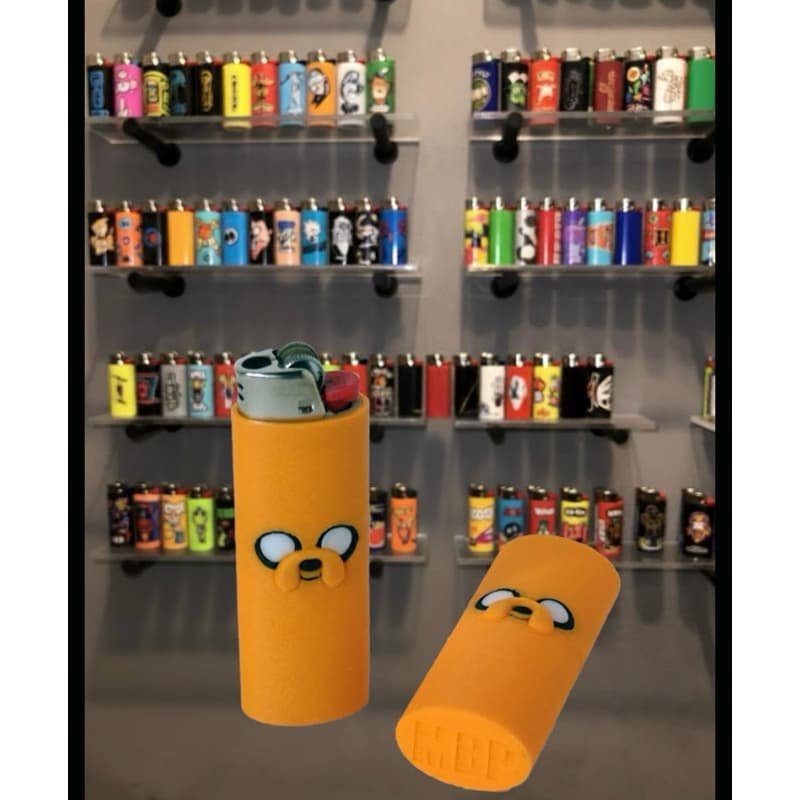 Capinha case Protetora 3D para Isqueiro Bic – Modelo Jake | Impressão 3D Estilo Geek Hora De aventura