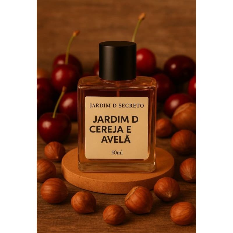 Perfume feminino Jardim Cereja e avelã 30ml Doce Frete grátis