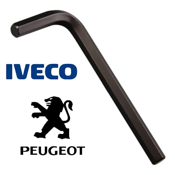 Chave Troca Oleo Ducato, Iveco Daily, Peugeot Boxer, Citroen Jumper Allen 12mm