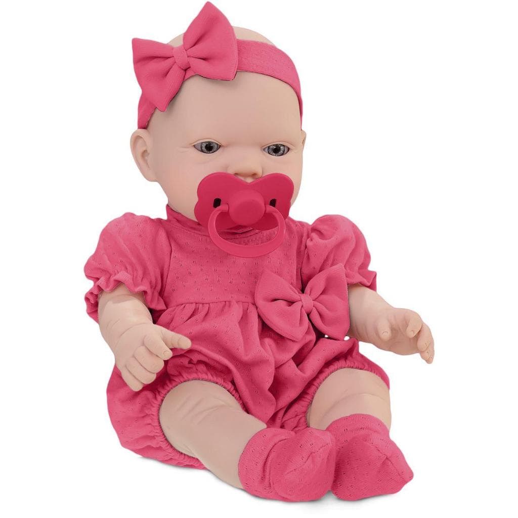 Boneca Bebezinho Real 1º Cuidado Rosa - Roma