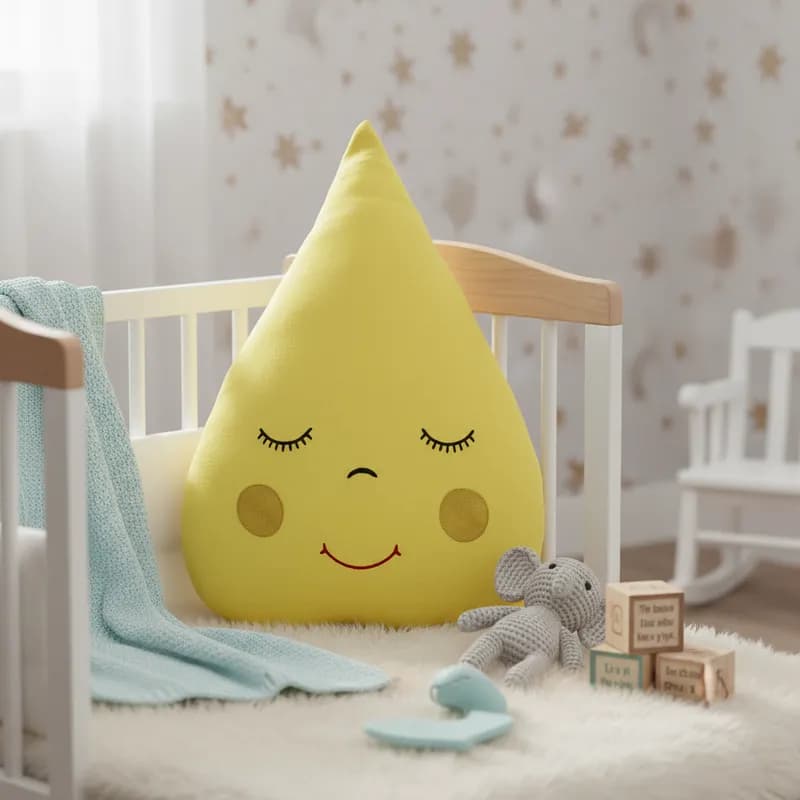 Almofada Decorativa Enfeite Infantil 100% Algodão - Gotinha