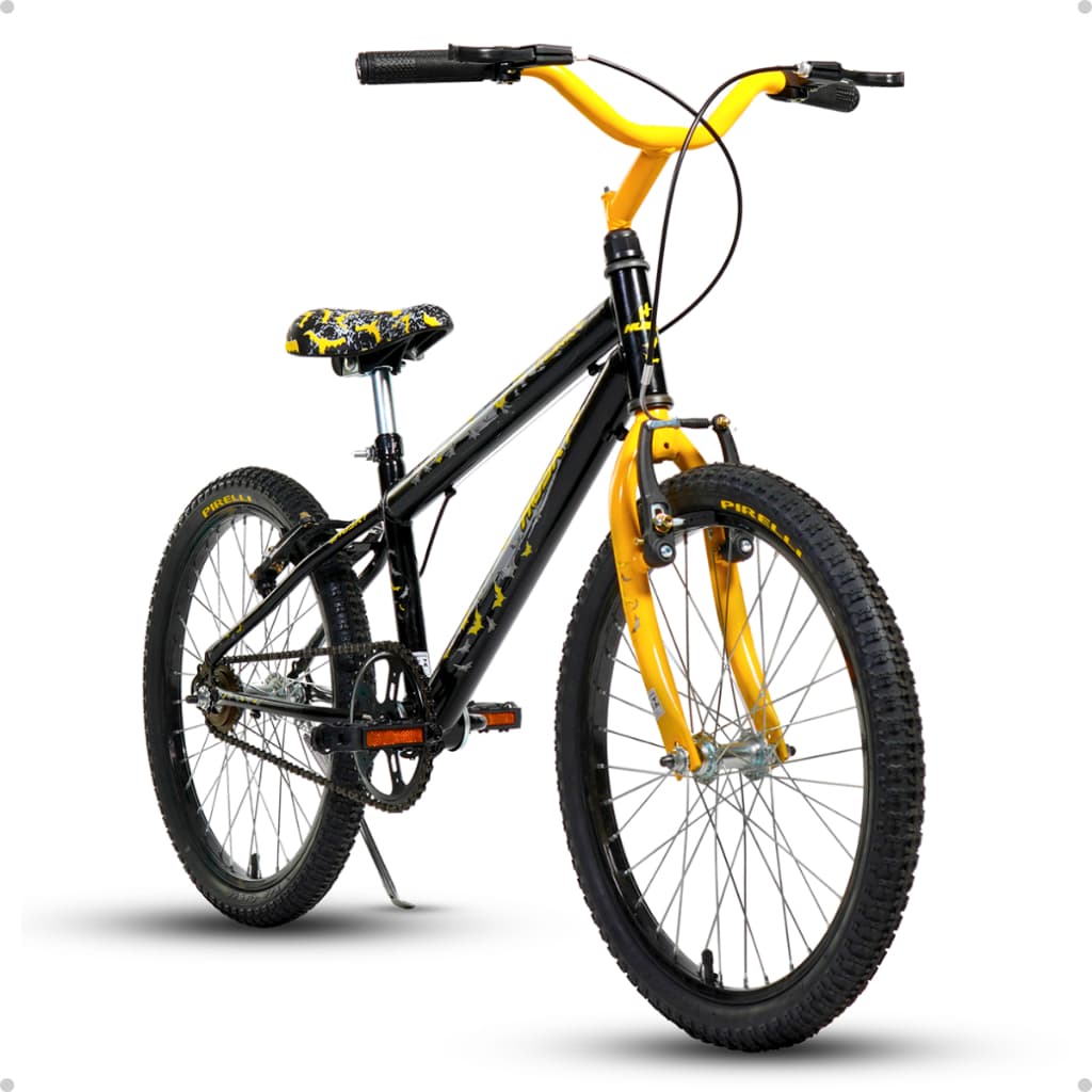 Bicicleta Infantil Aro 20 Masculina Super Herói Menino Preta Tork Husky