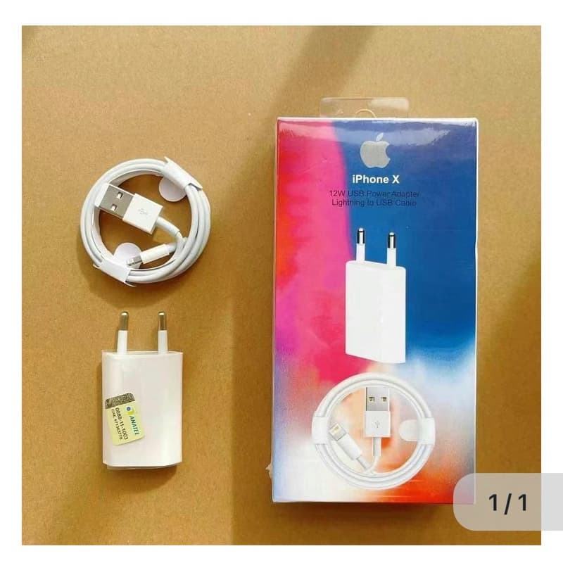 12W USB Power Adapter Lightning to USB Cable