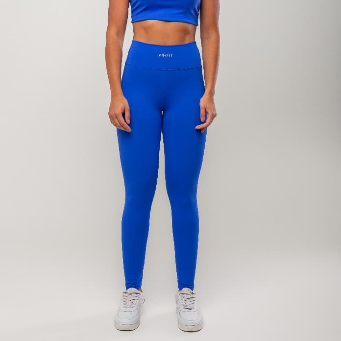 Calça Legging Poliamida Lisa Academia Feminina Treino Fitness Legging