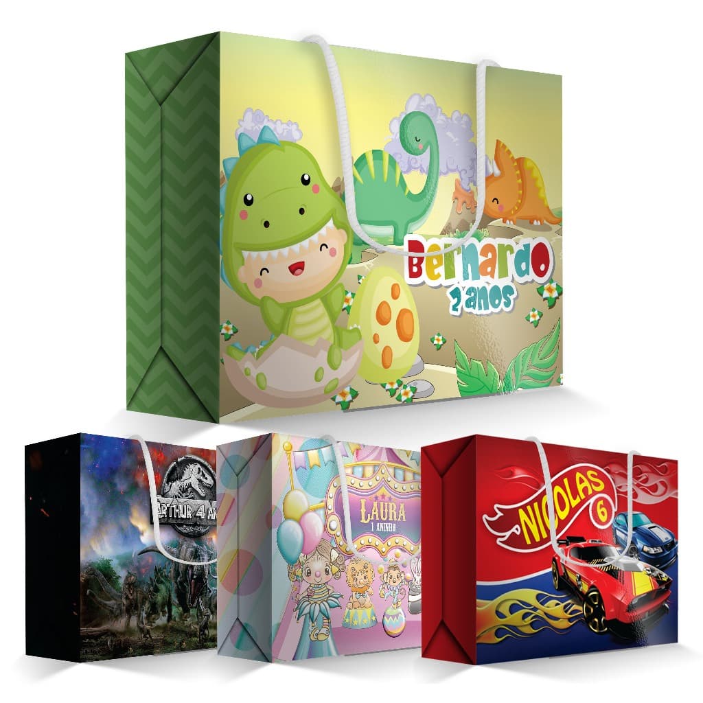 75, 80, 90 ou 100 unid - Caixa Surpresa Personalizada - Qualquer tema [QUALIDADE PREMIUM COM BRILHO]