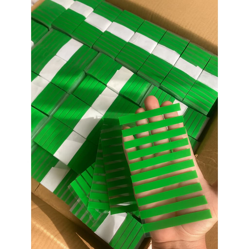 Fita Dupla Face Extra Forte Fracionada 9mm Placa Pvc 3d Painel Transparente 600 Tiras