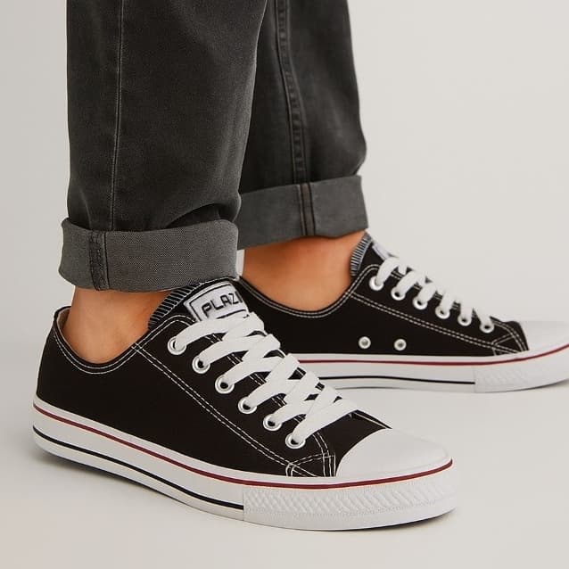 Tênis Plaza Old Unissex Star Cano Baixo Tradicional Original Envio Imediato
