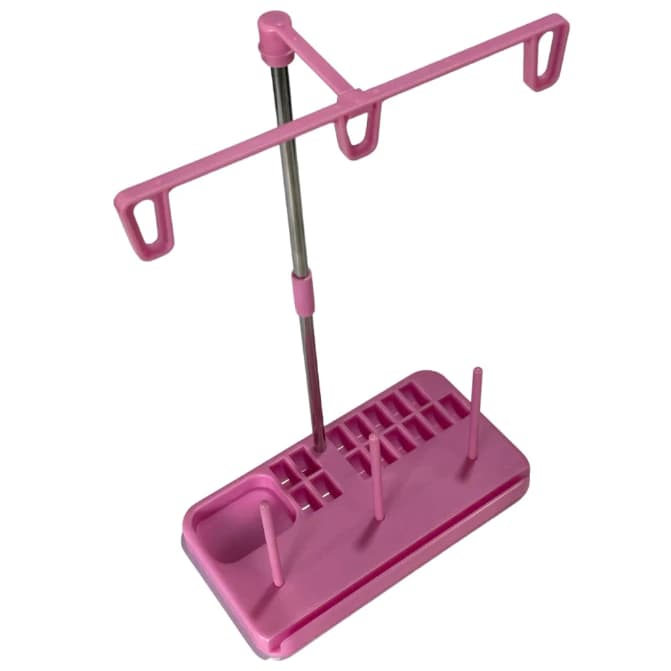 Suporte Porta Fio 3 Cones para Máquina de Costura Doméstica