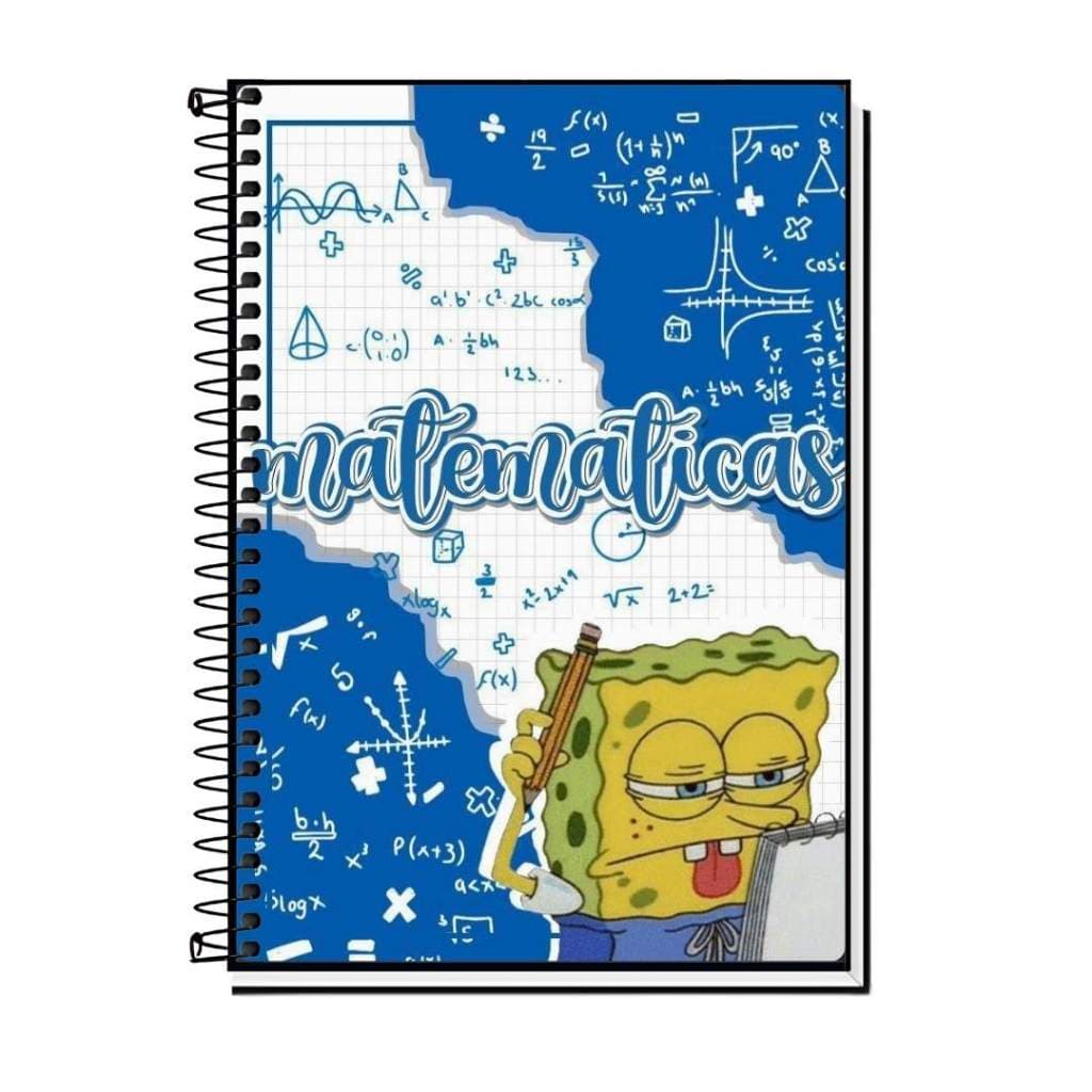 Caderno Escolar Universitário C/ Nome da Matéria | Capa Dura & Espiral | 1,10,15 e 20 Matérias - Diversos Modelos