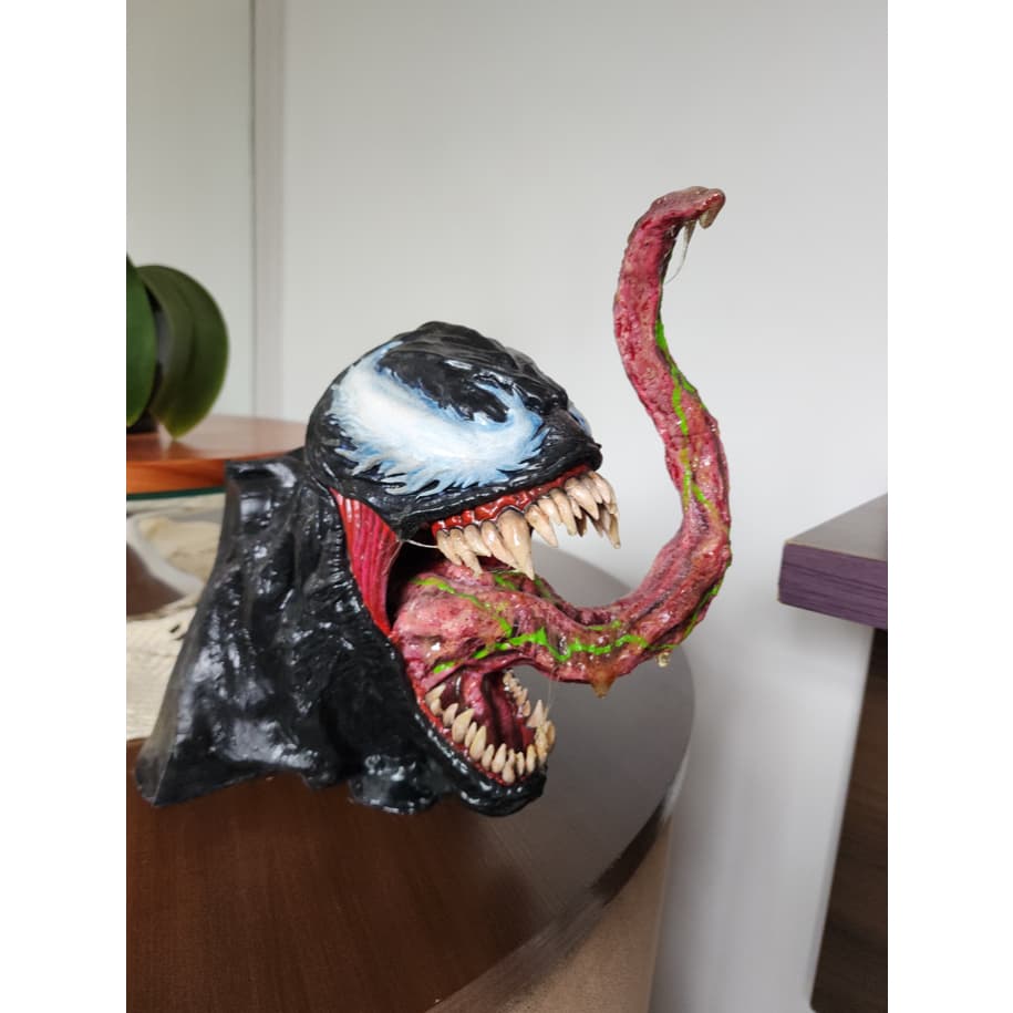 Venom Estátua Realista 3d Marvel 32cm