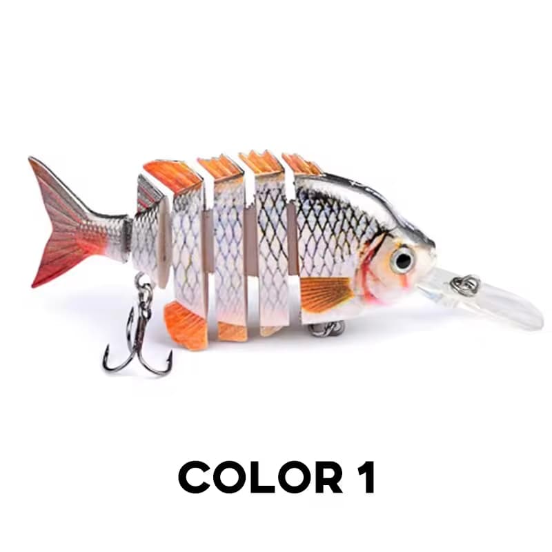 Novo Lambari Articulado 8cm/14g Traira,robalo,tucunaré,pampo,xareu
