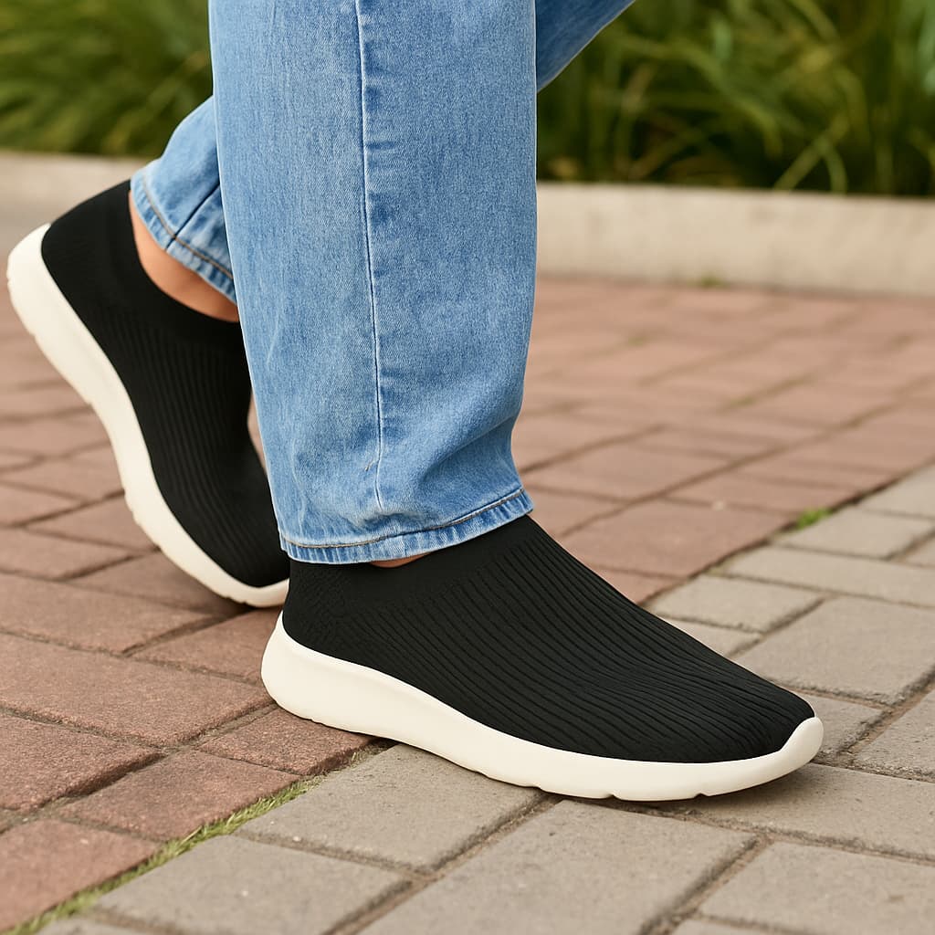 Tenis meia feminino calce fácil caminhada academia dia a dia macio envio mesmo dia promoção leve