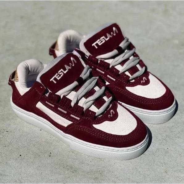 Tenis Tesla Coil Purple Refletivo Skate Unissex Variedade de Cores.
