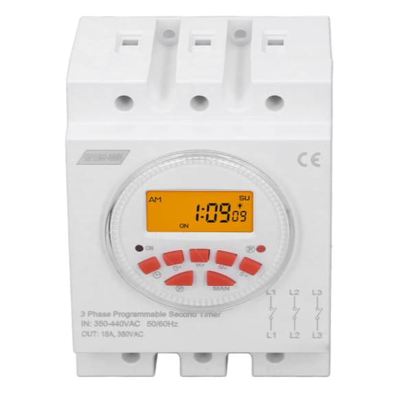 Temporizador Digital Sinotimer CN109S-380V – Programável com Relógio e Display Digital