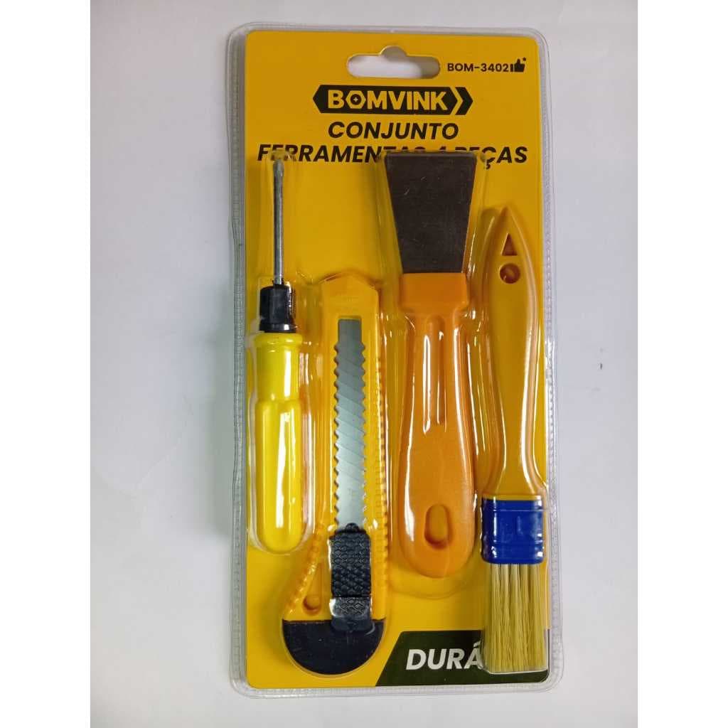 Conjunto De Ferramentas 4 Peças