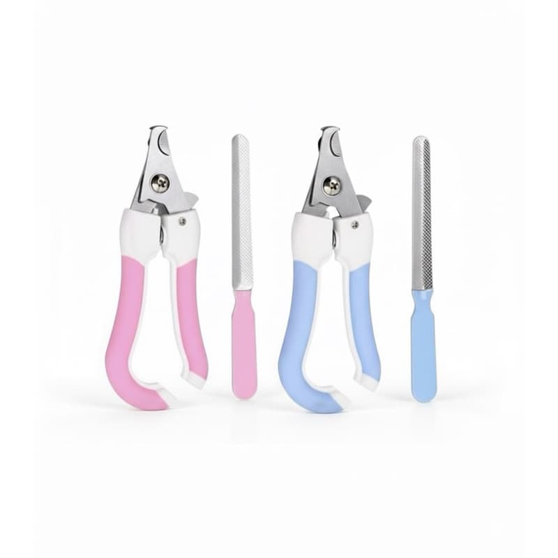 Kit Alicate Pet Tesoura Corte De Unhas Cães e Gatos + Lixa Pet